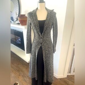 Elegant Gray Women's Trench Coat